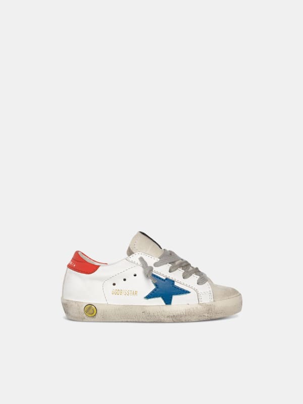 Golden goose red hotsell and blue