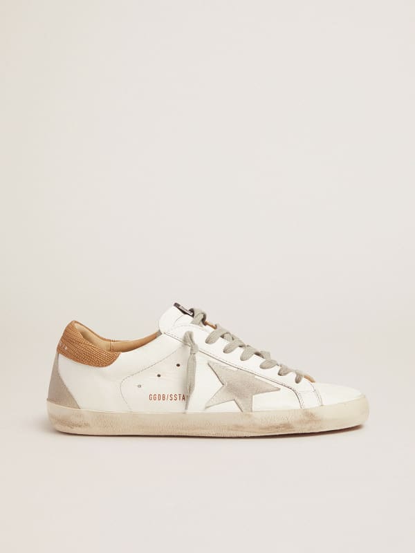 måske tiggeri menneskemængde Men's Super-Star sneakers with lizard-print heel tab | Golden Goose