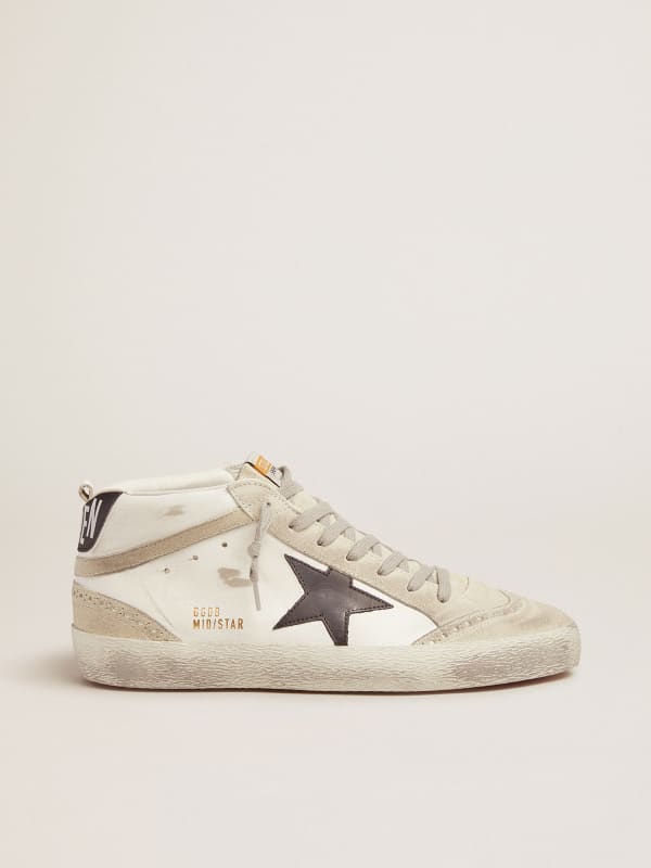 Golden goose mid star on sale black