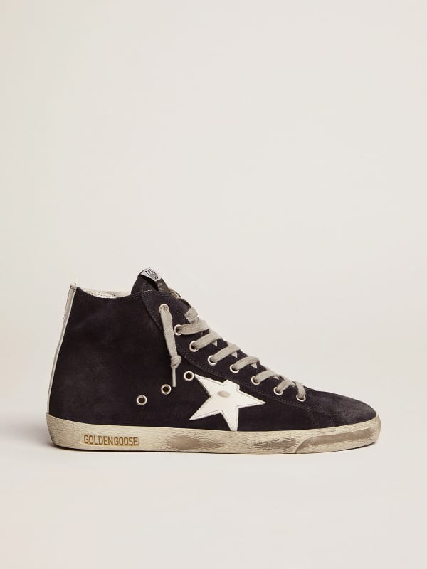 Francy sneakers in leather with leather star and heel tab | Golden Goose