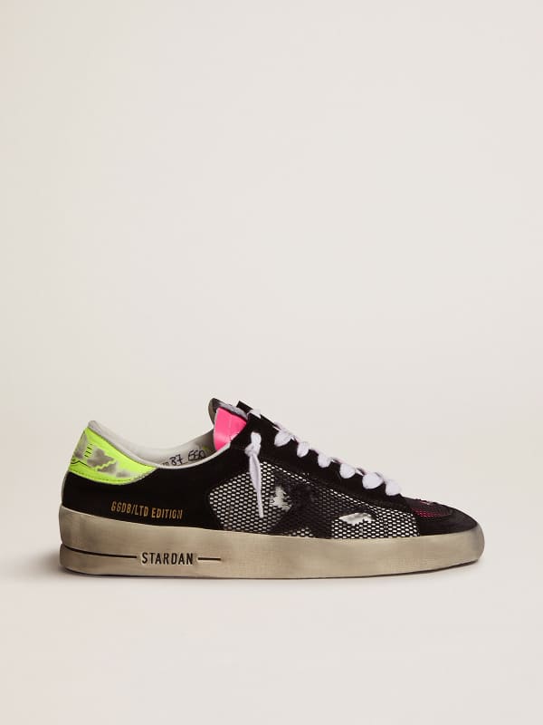 Women’s Limited Edition Stardan sneakers in fuchsia and yellow | Golden ...
