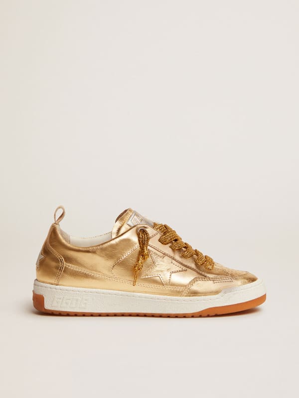 Gold 2024 tennis shoes