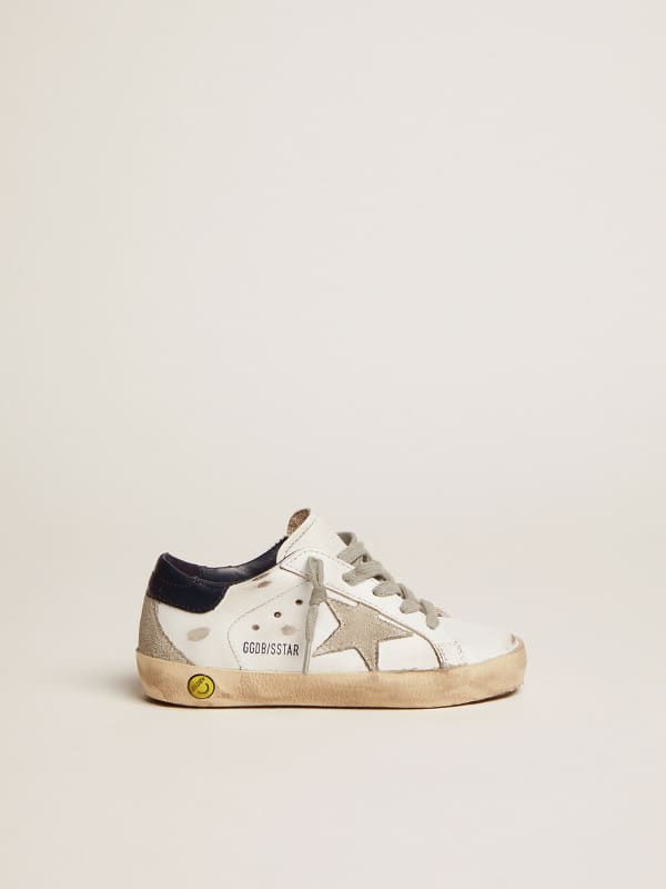 Golden goose superstar store bambino grigio