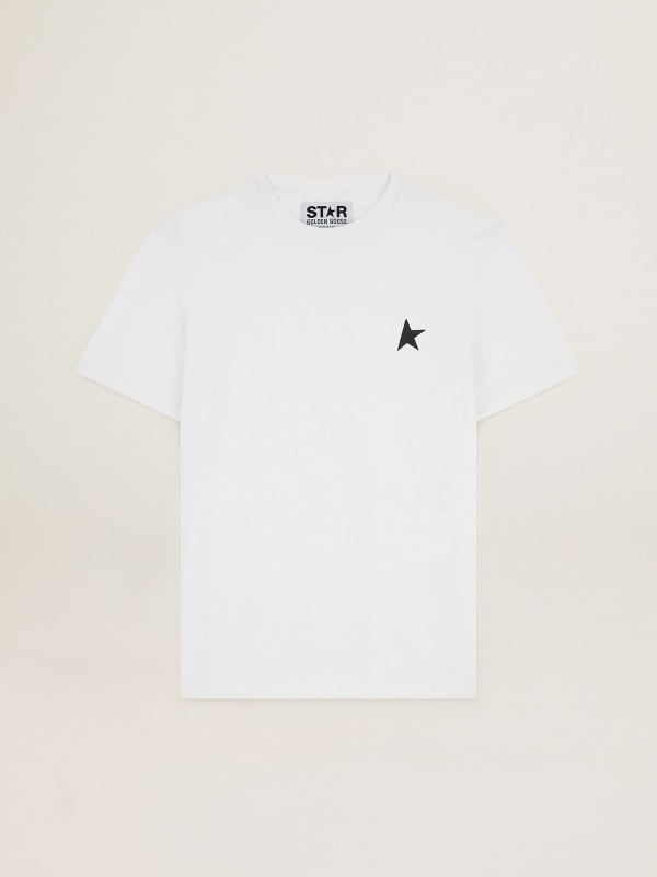 Black and store white star shirt