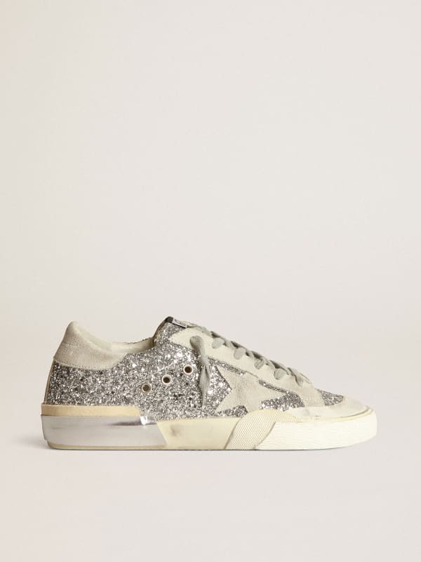 golden goose white patchwork