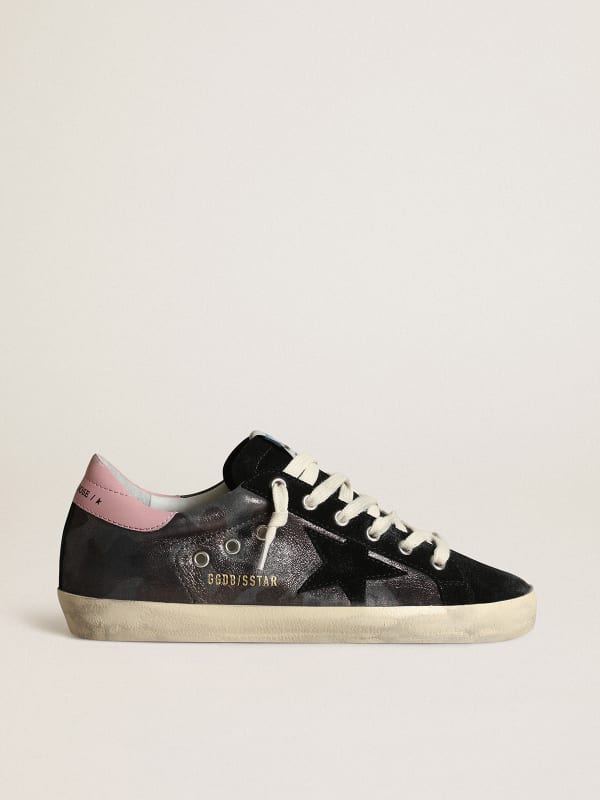 Super-Star LTD sneakers in metallic camouflage nappa leather with black ...