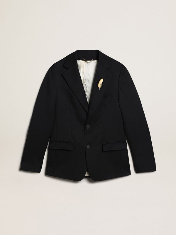 Authentic Louis Vuitton black uniform jacket blazer with pockets