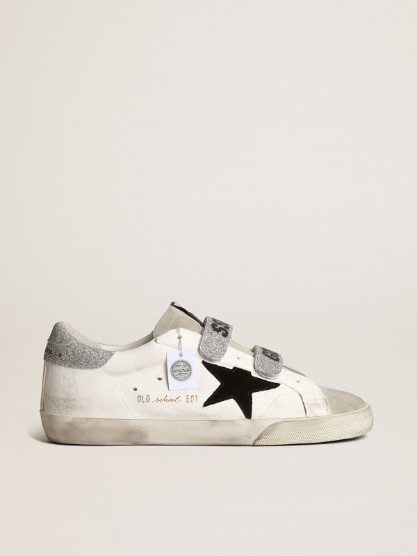Old School with suede star and Swarovski crystal straps | Golden Goose