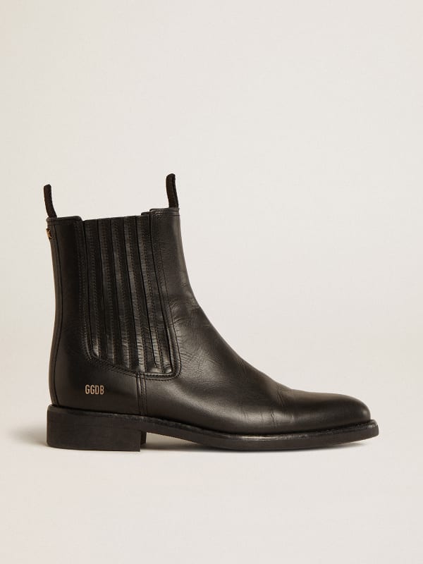 Mens black store waterproof chelsea boots