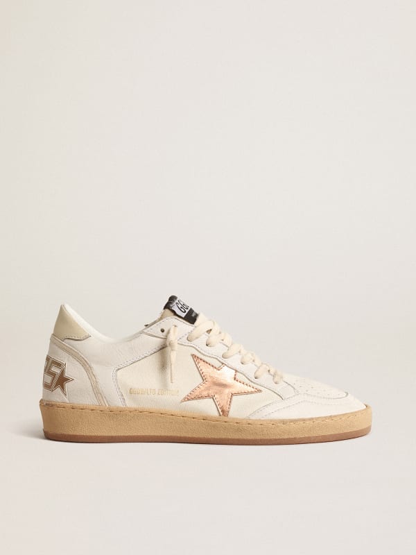 Ball Star LTD in canvas and nappa with bronze metallic leather star ...