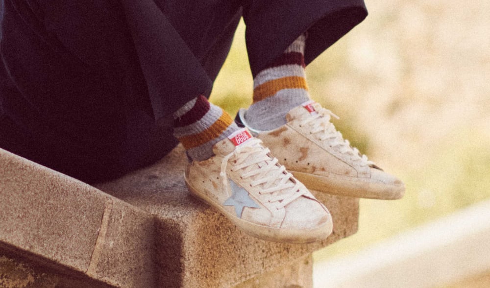 Golden goose with socks clearance