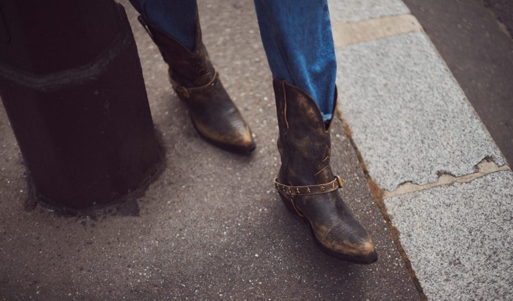 Golden goose boots clearance