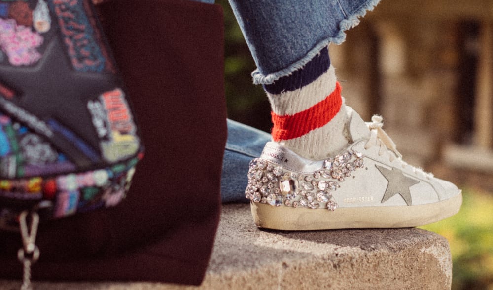 Golden goose with socks clearance