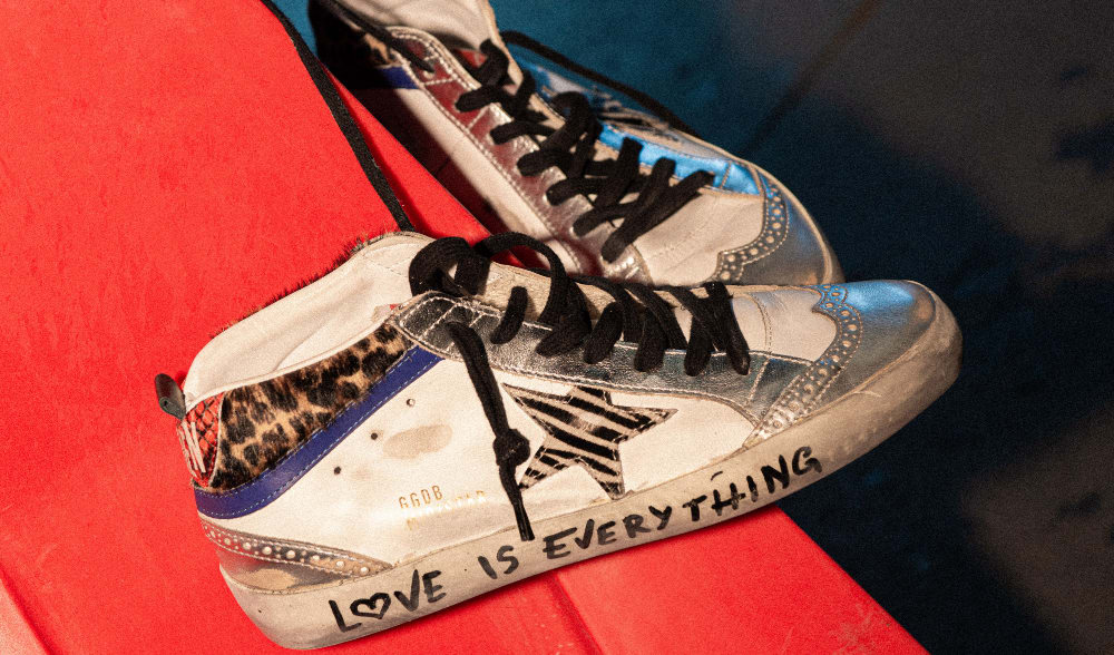 golden goose mid star leopard