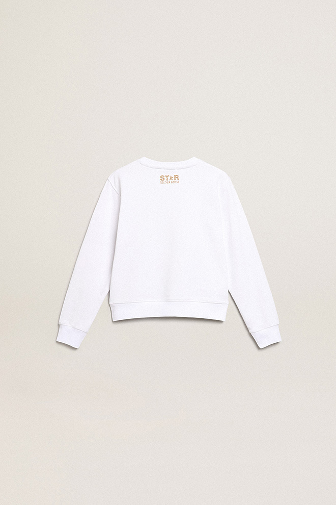 H&m white outlet sweatshirt