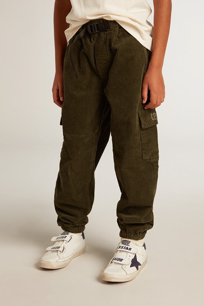 Snack Unlock Corduroy Cargo Pants (Sky Blue)