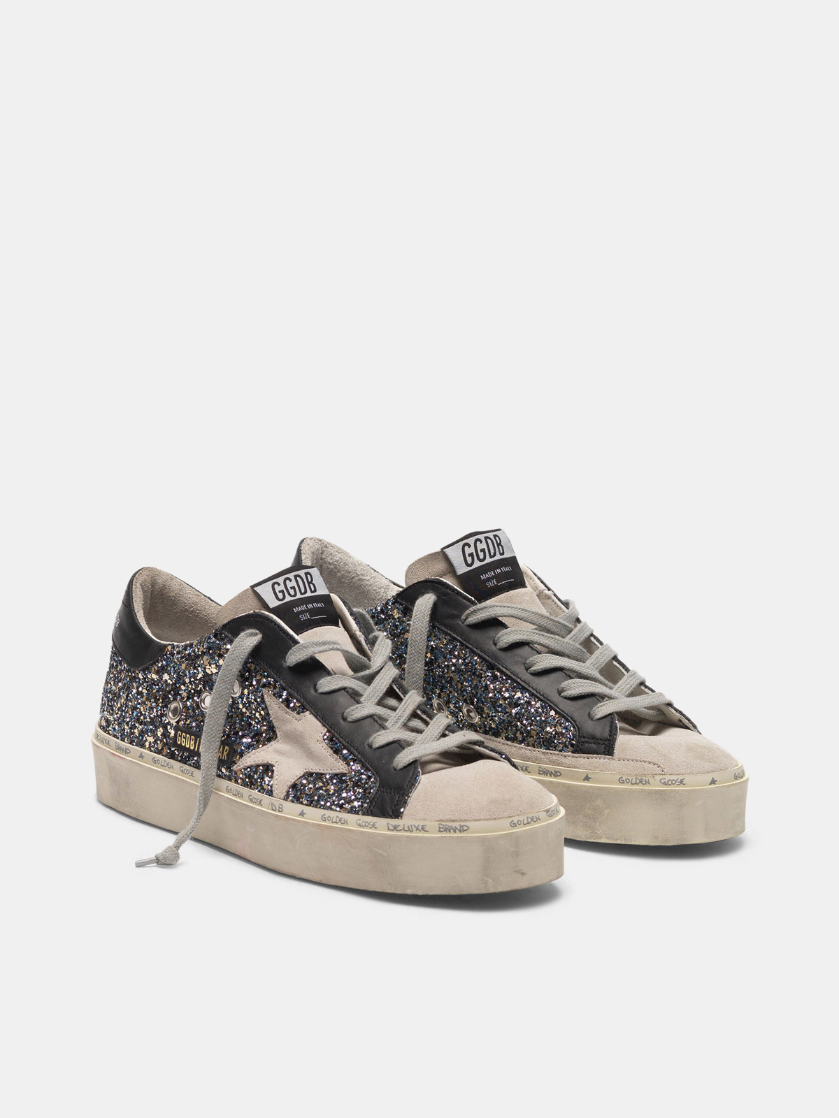 golden goose multi glitter