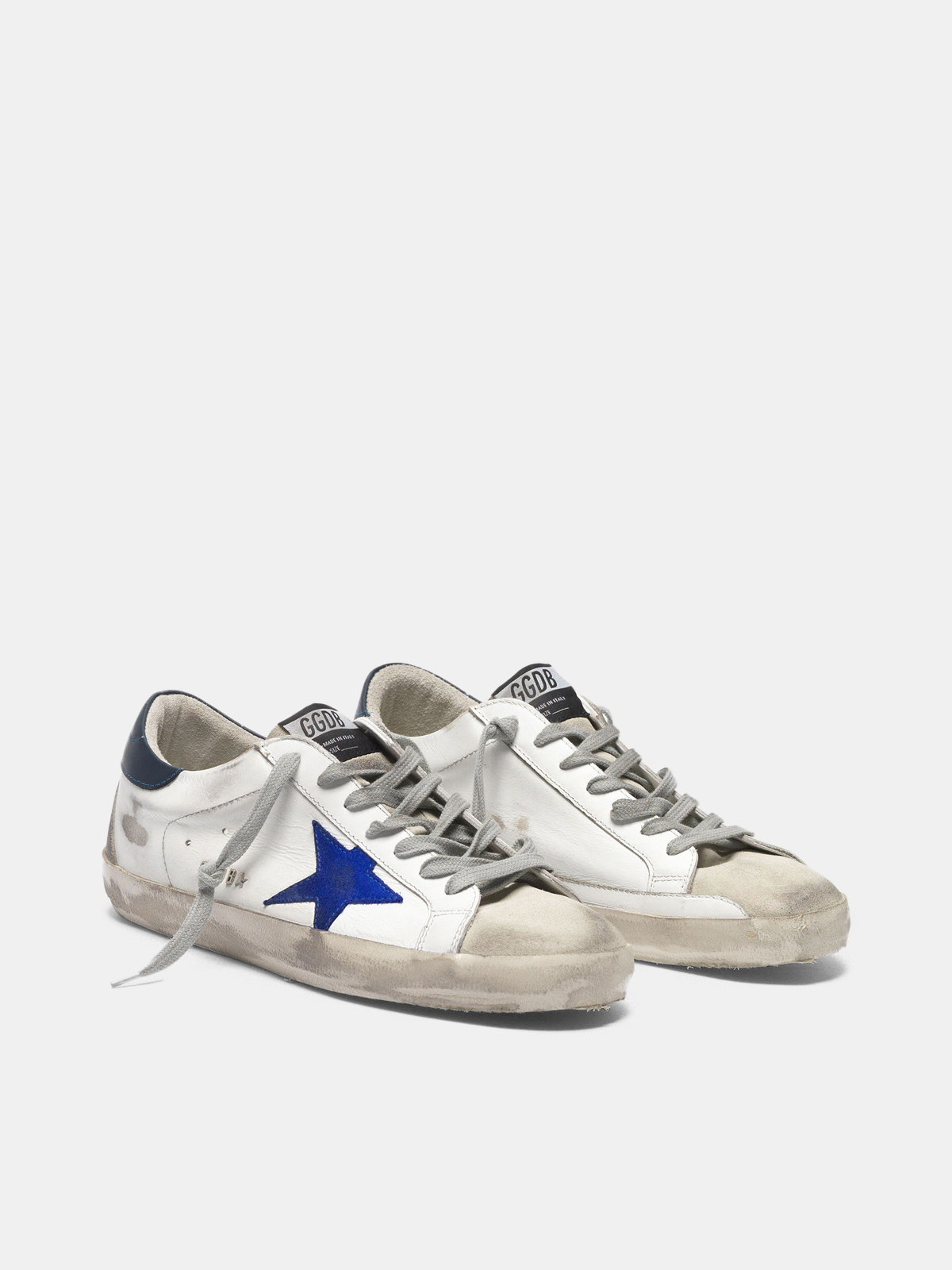 golden goose sneakers blue star