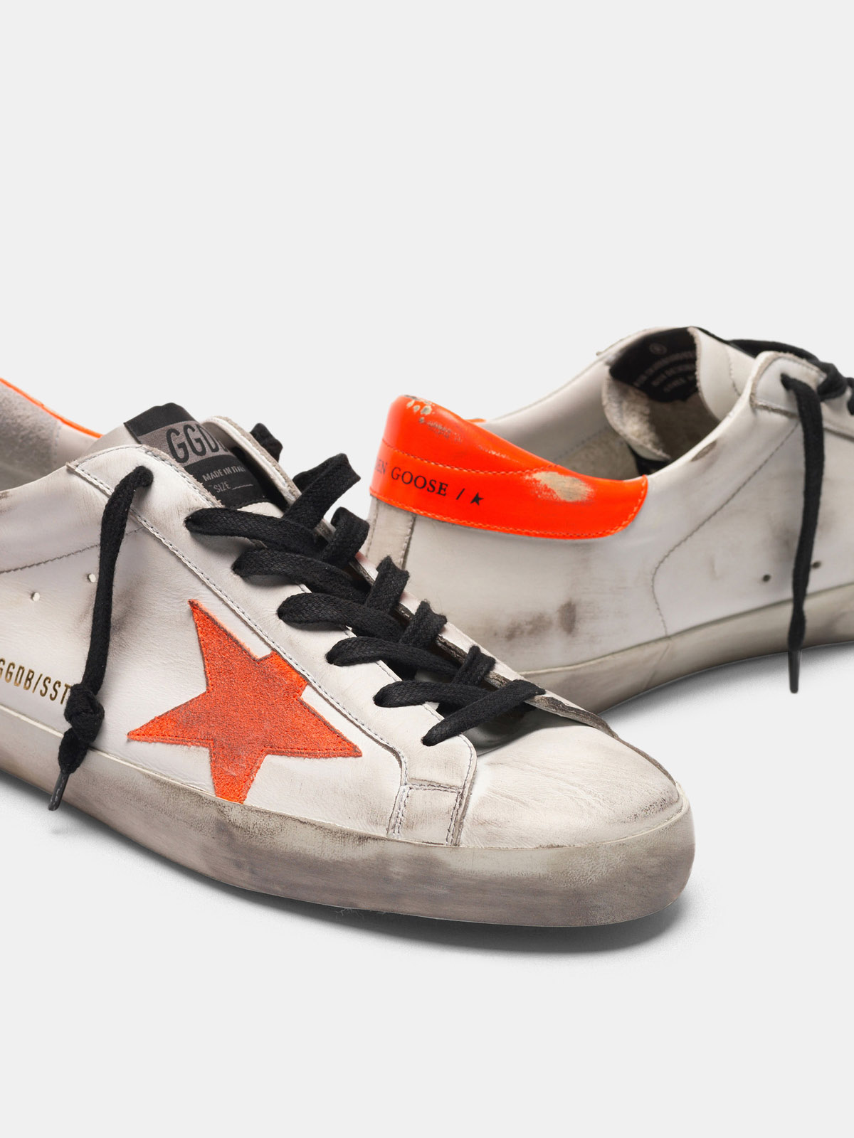 golden goose superstar orange