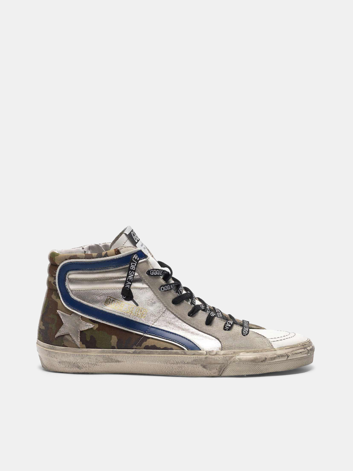 golden goose camo sneakers