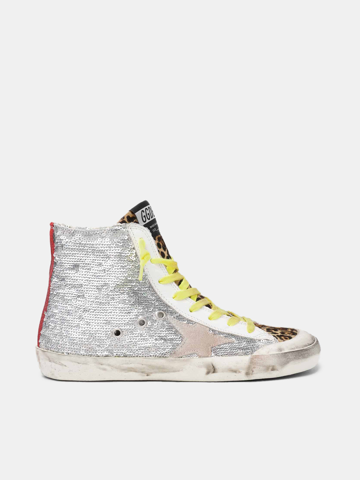 golden goose francy leopard