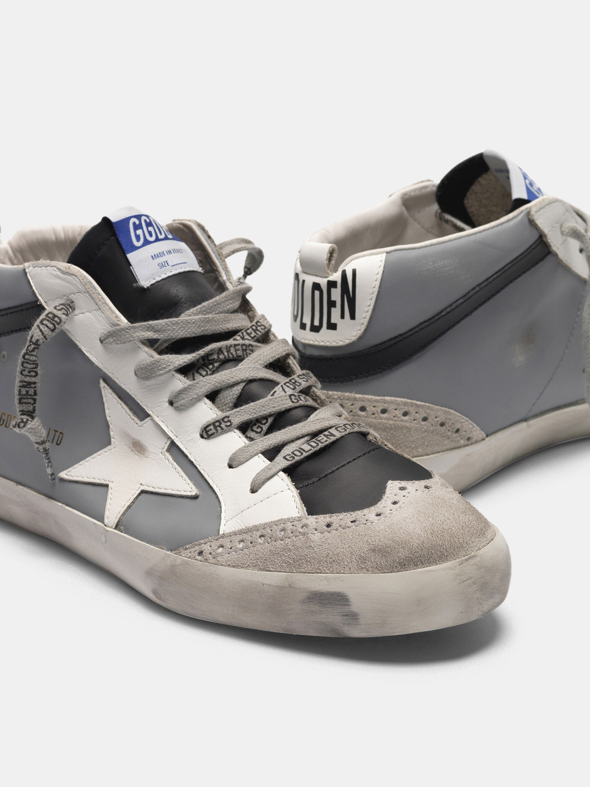 golden goose mid star suede