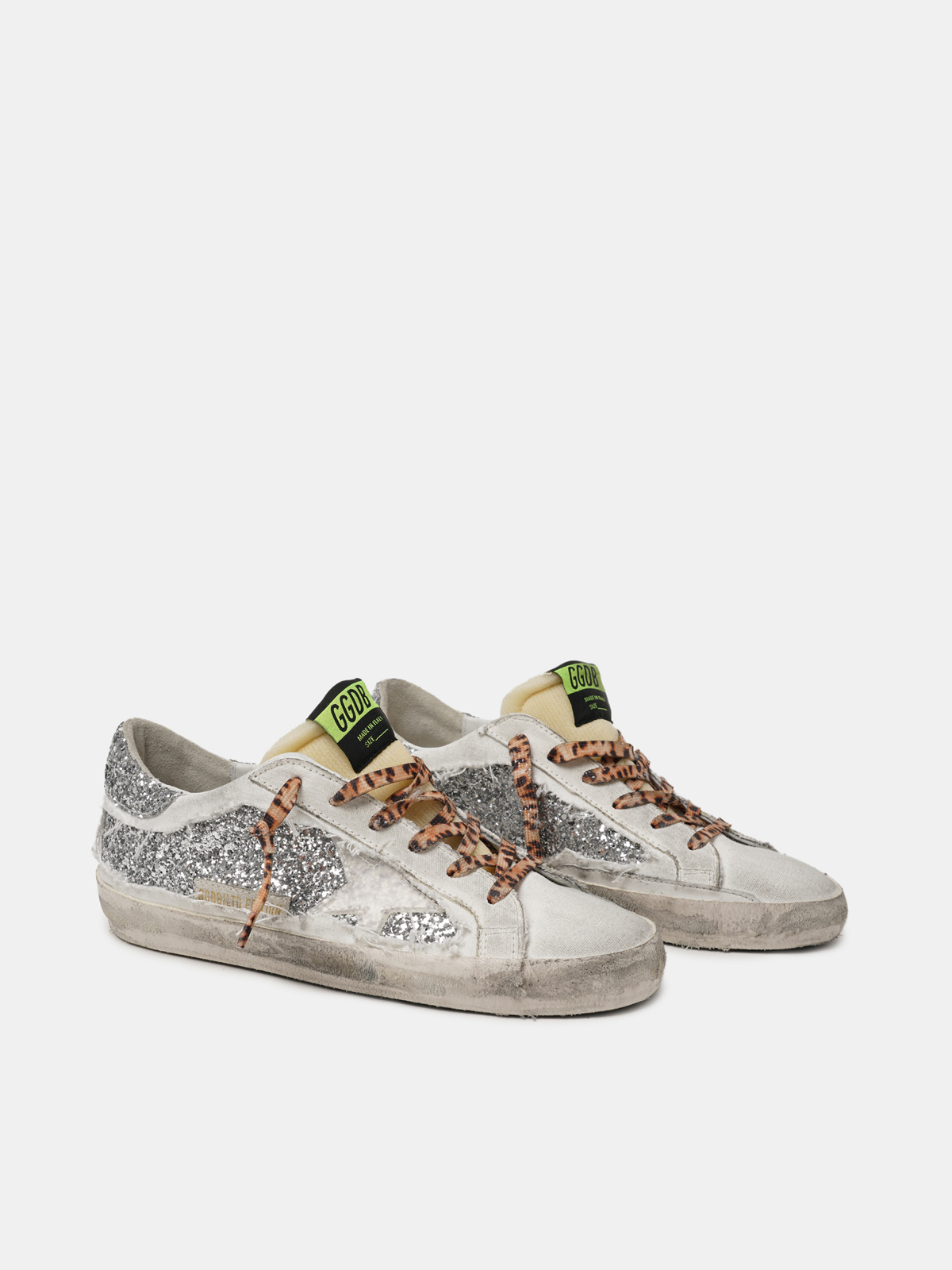Women's Limited Edition LAB Super-Star sneakers with glitter and ...