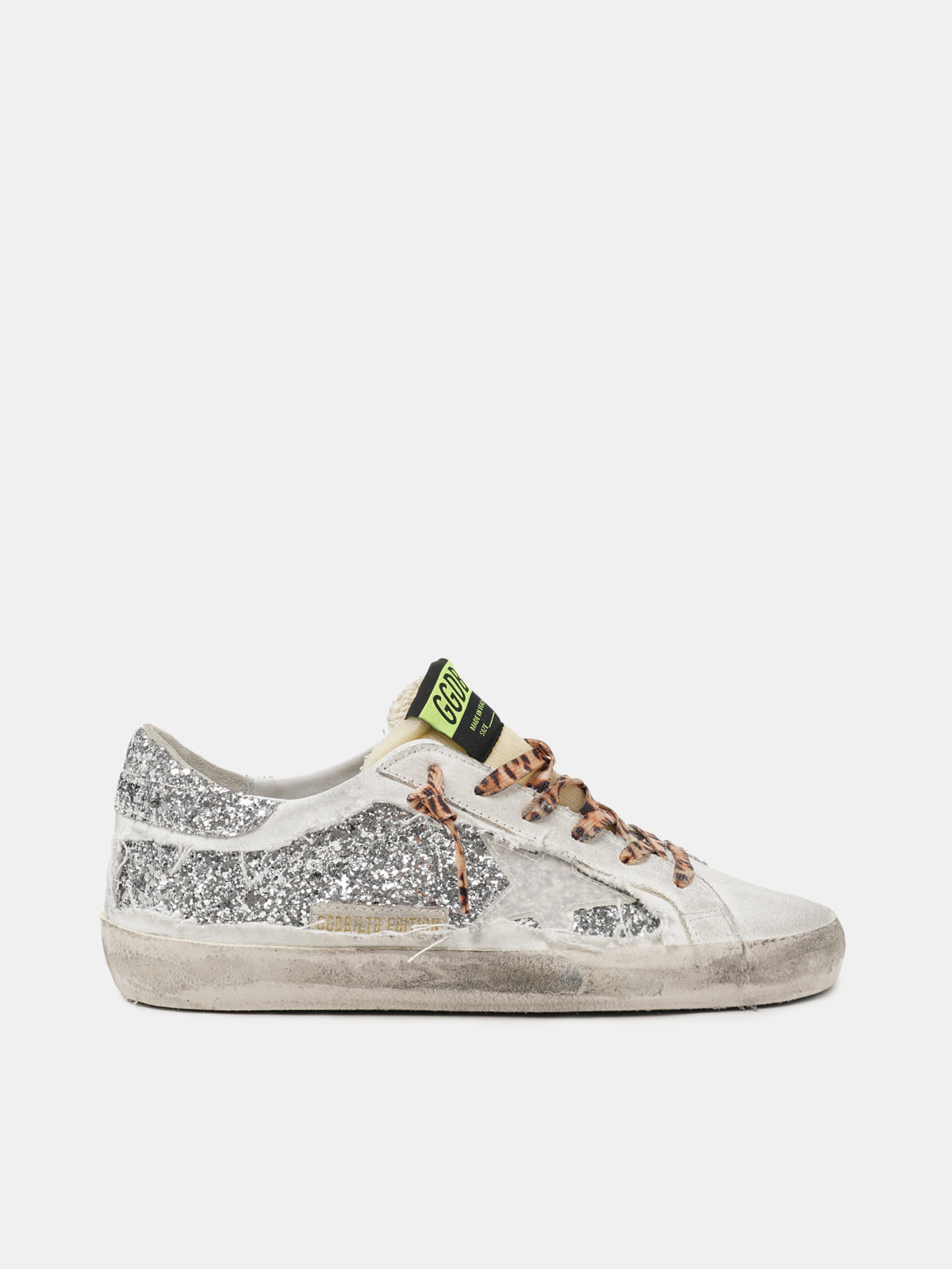 Golden goose store glitter leopard