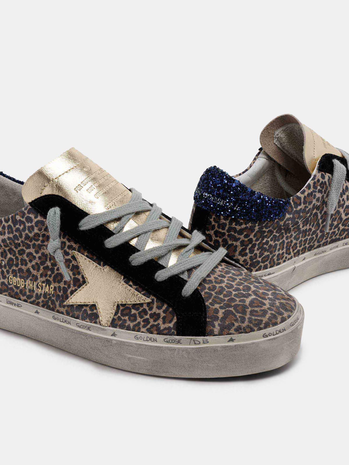 Golden goose hi sale star leopard