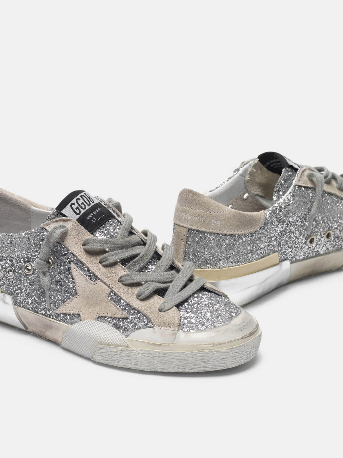golden goose multi glitter