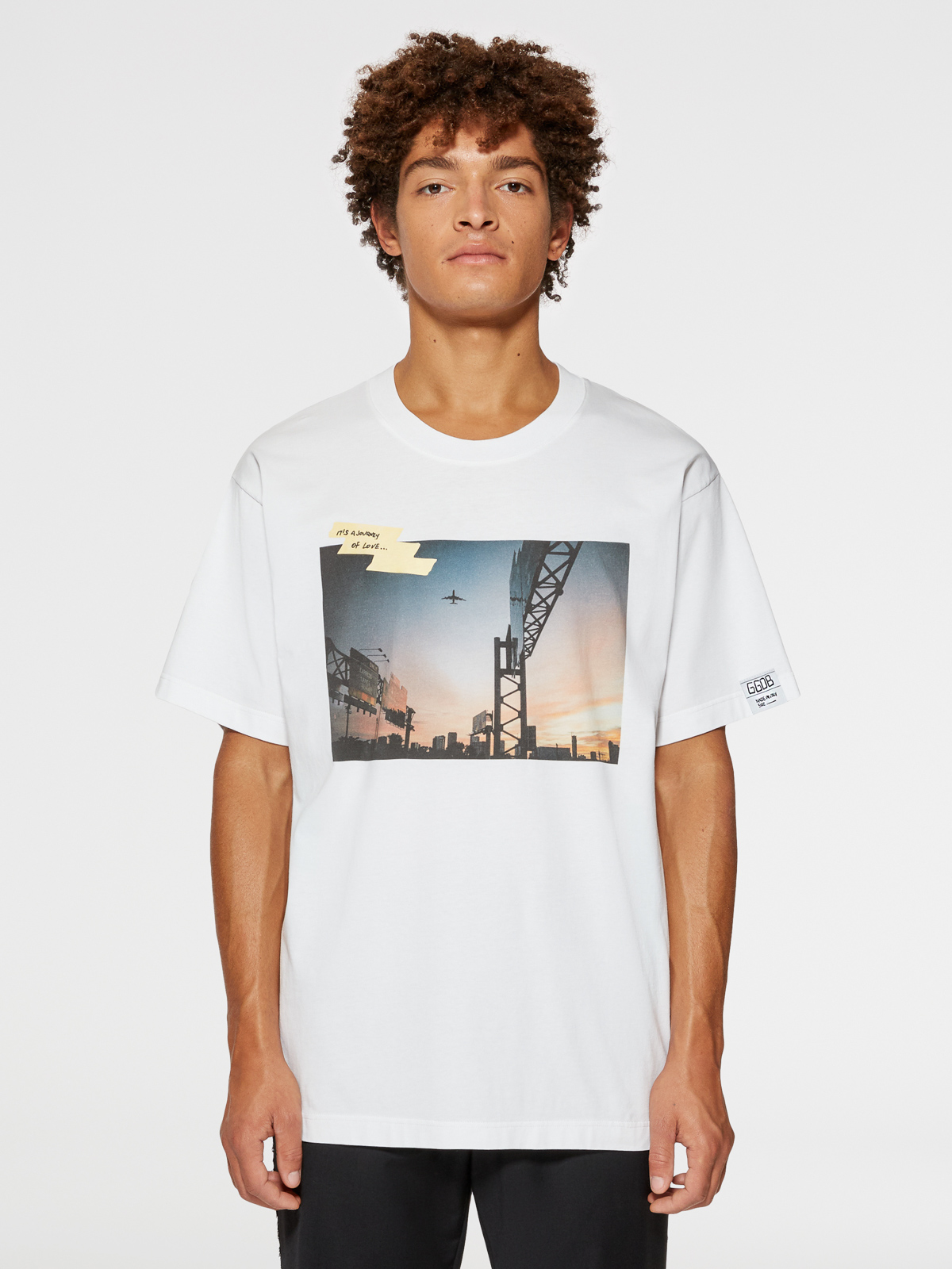 Dream Maker Collection Artù T-shirt with sunset print and adhesive 