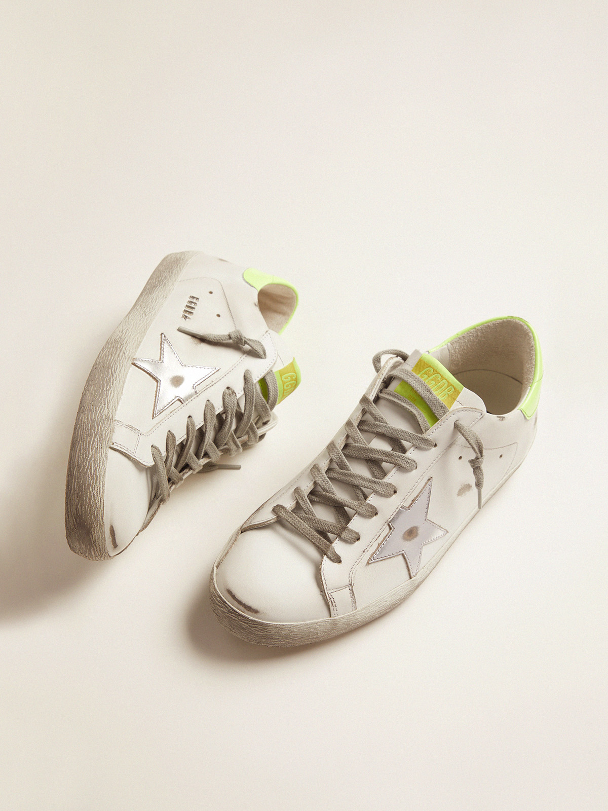 Golden goose store sneakers yellow