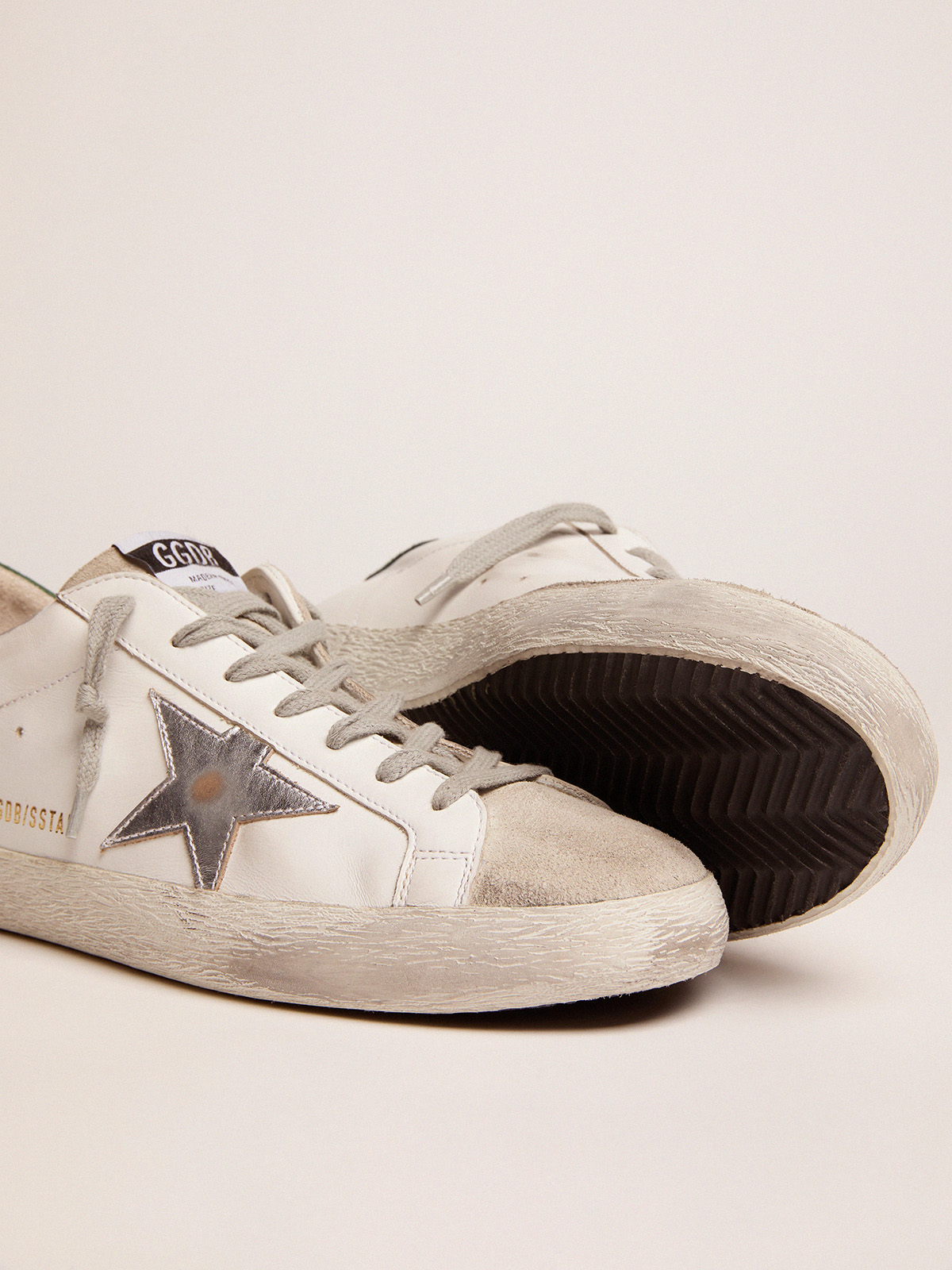 Golden Goose Deluxe Brand Super-Star sneakers white/green