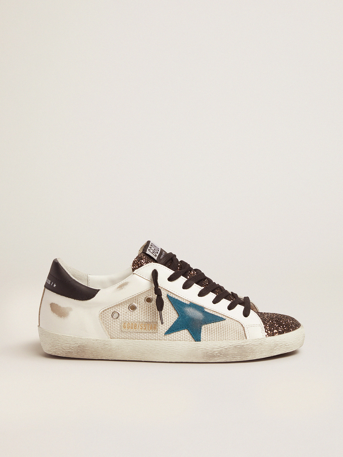 Golden goose shop glitter blu