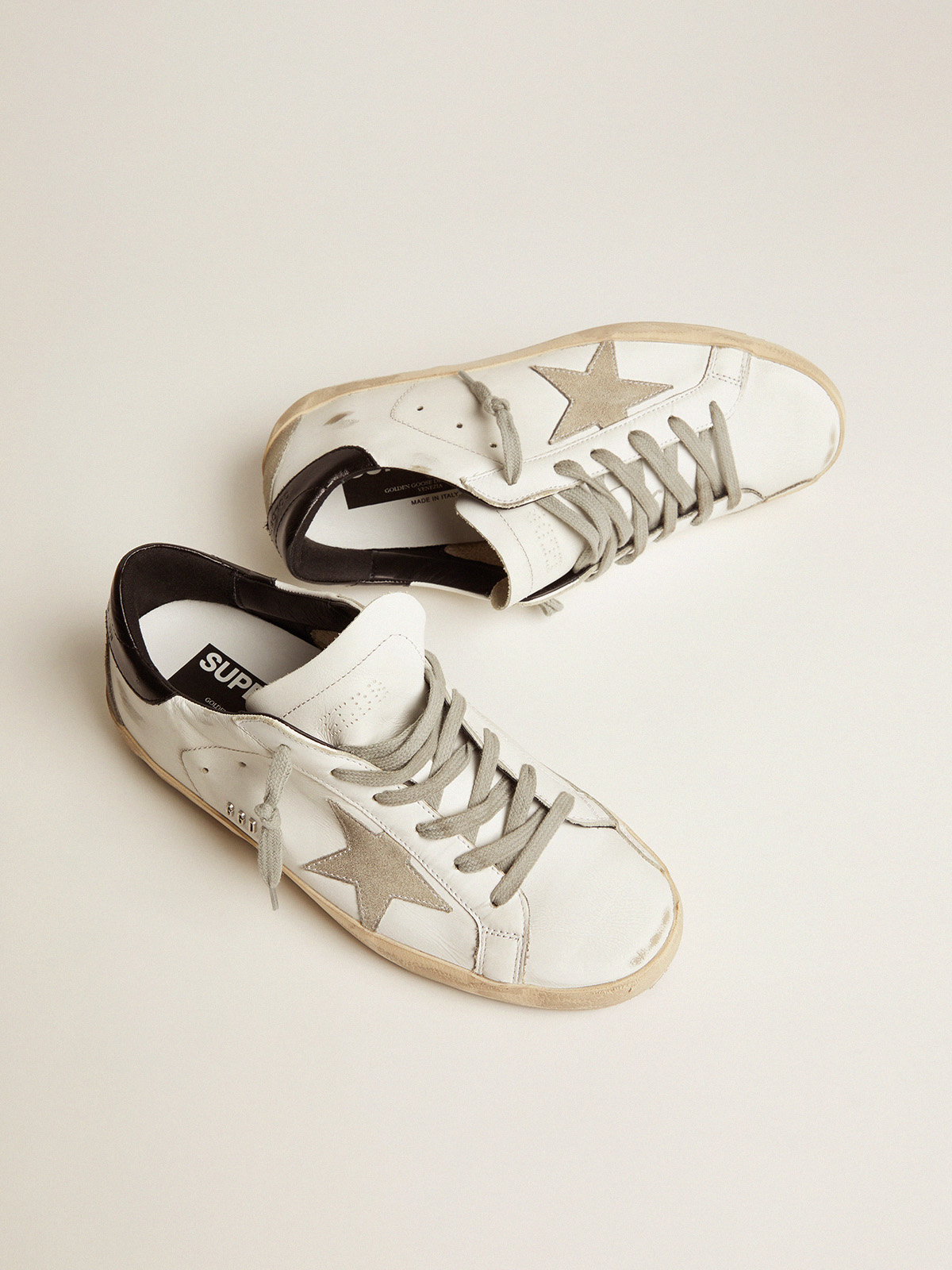 Golden goose clearance superstar sneakers black