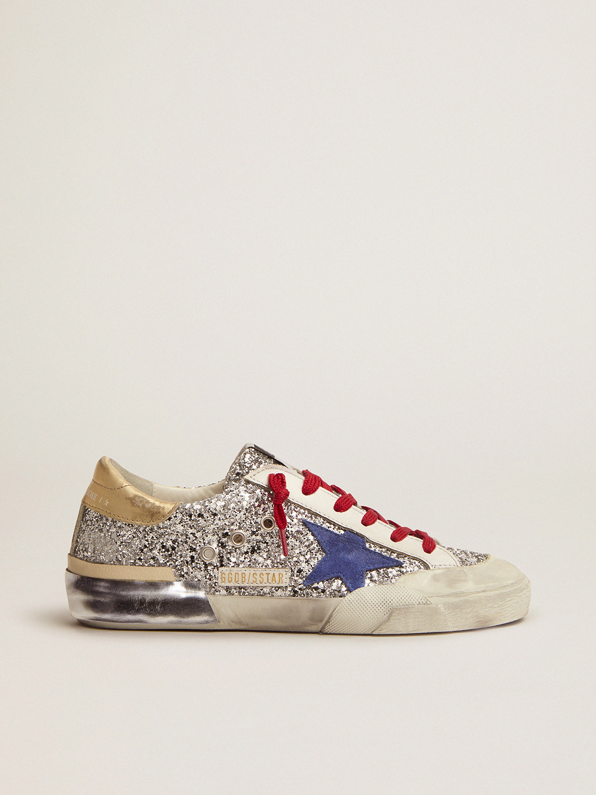 Golden goose silver on sale shoes