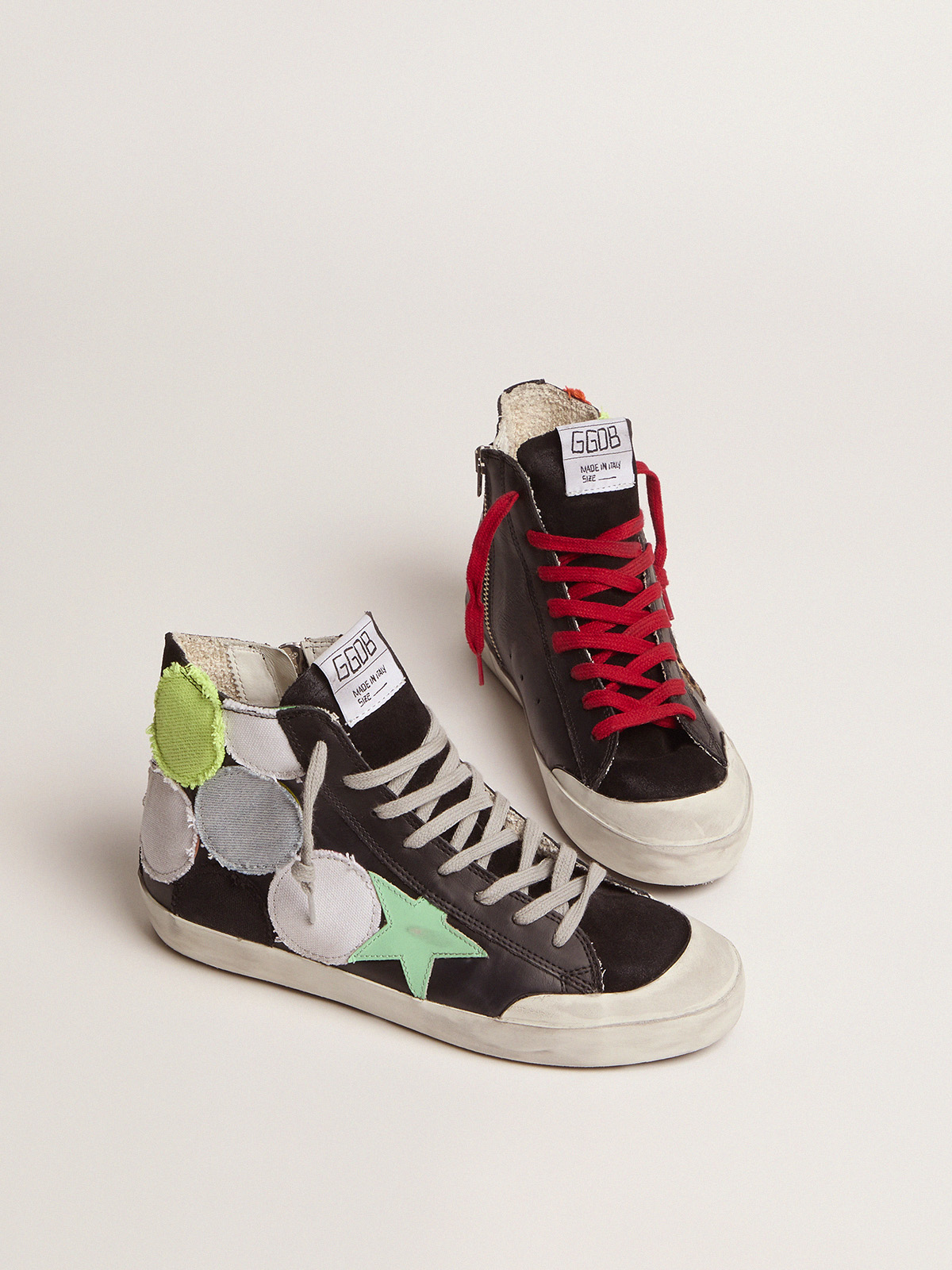 golden goose polka dot sneakers