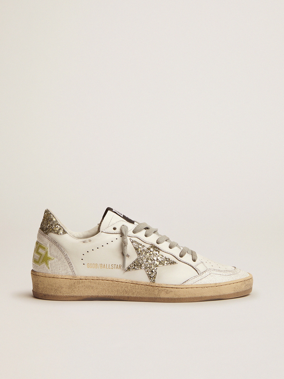 Golden goose 2024 green glitter sneakers