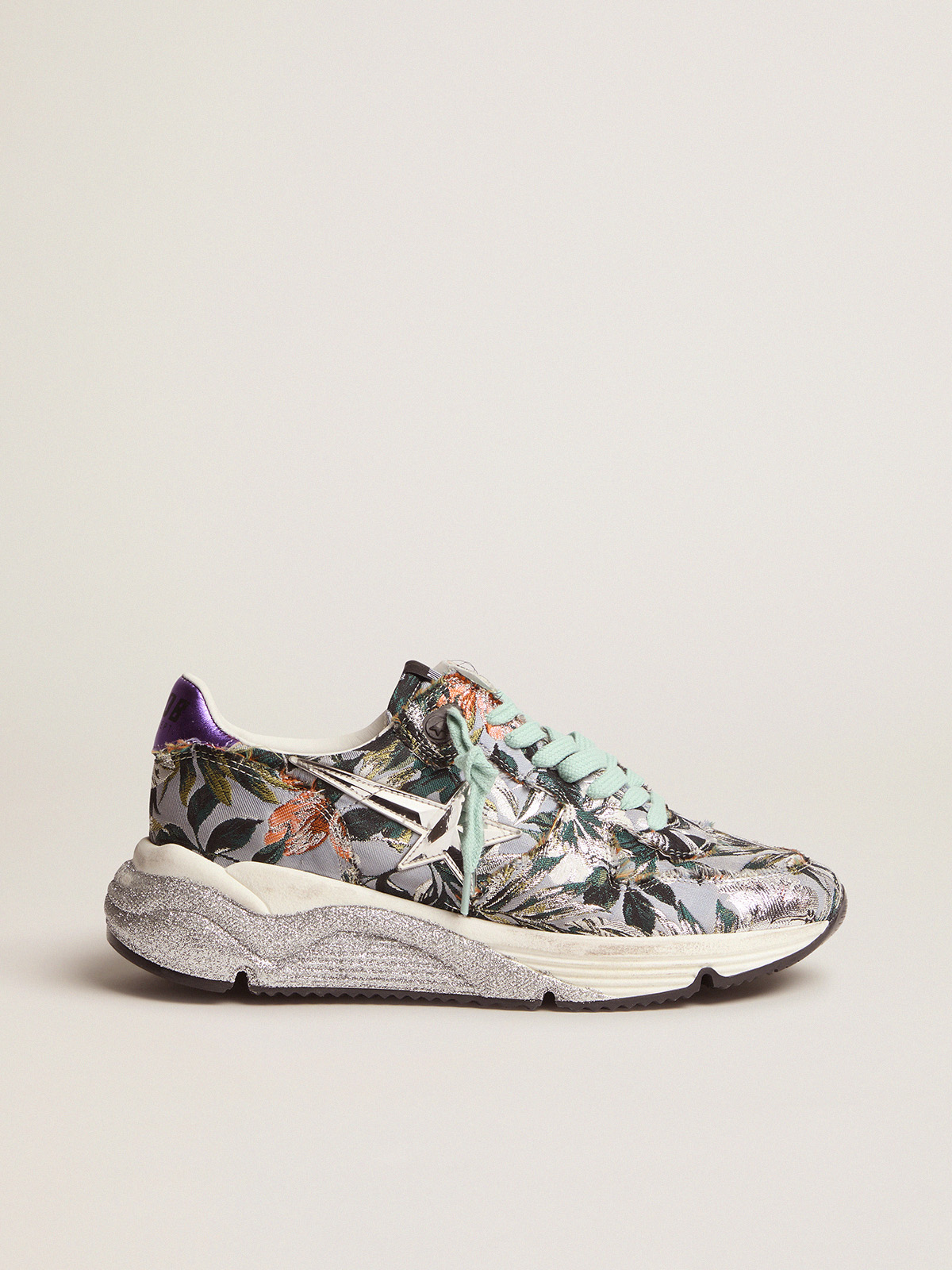 Running Sole sneakers with floral jacquard upper Golden Goose