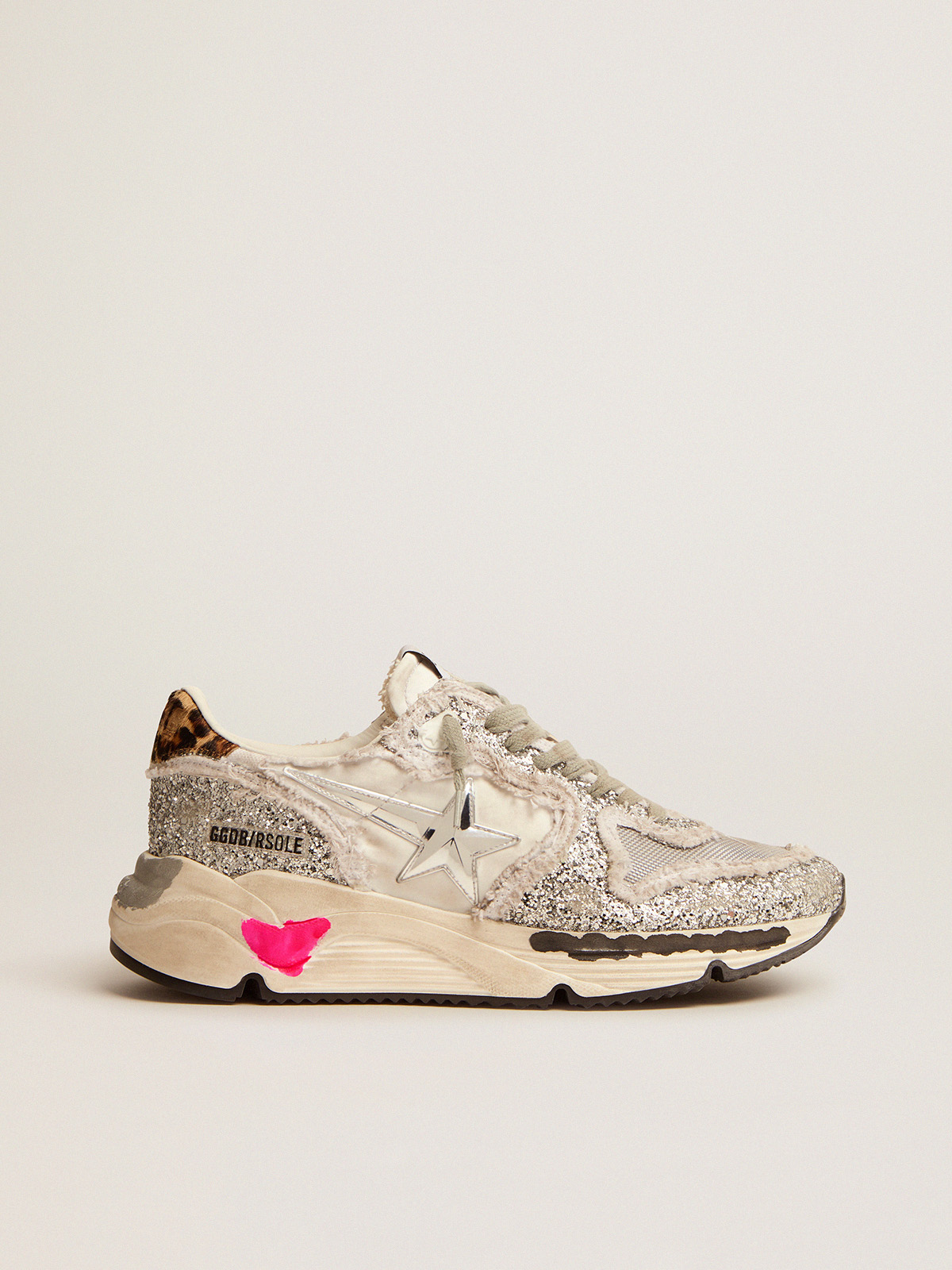 Golden goose best sale leopard running sneakers