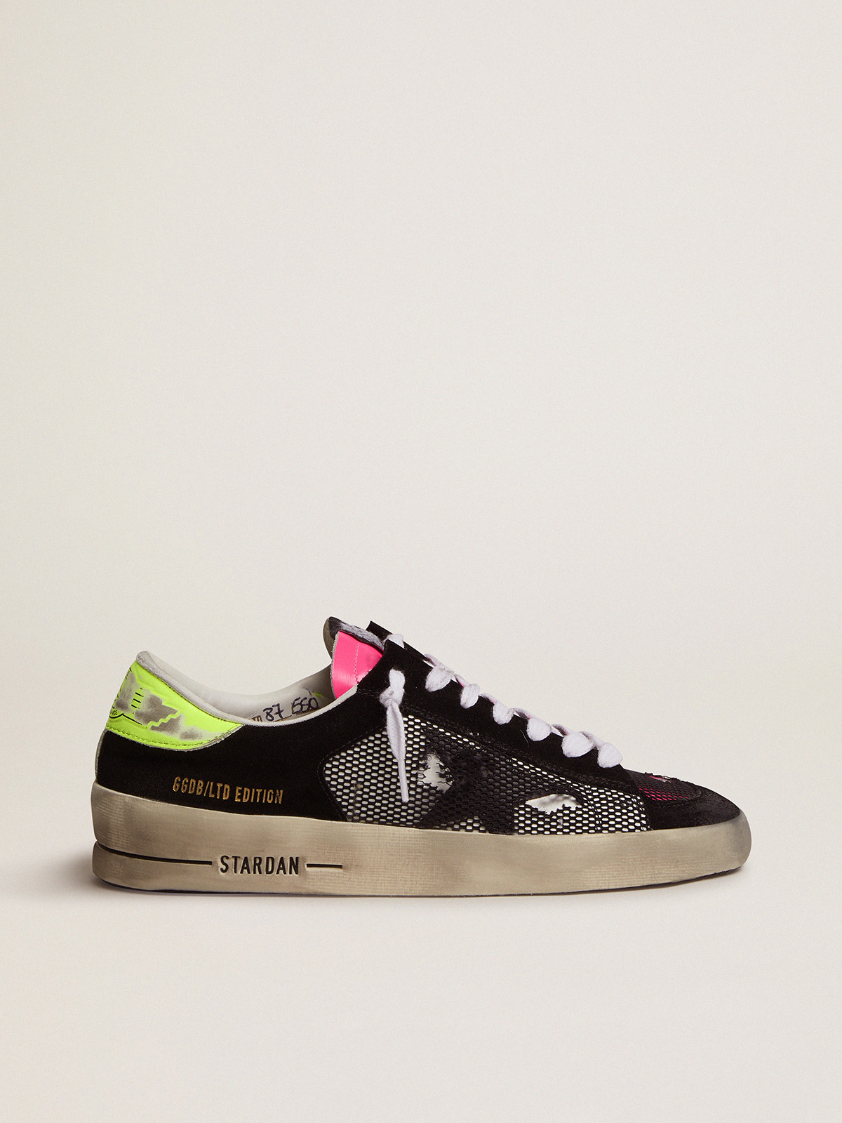 Women's Limited Edition Stardan sneakers in fuchsia and yellow