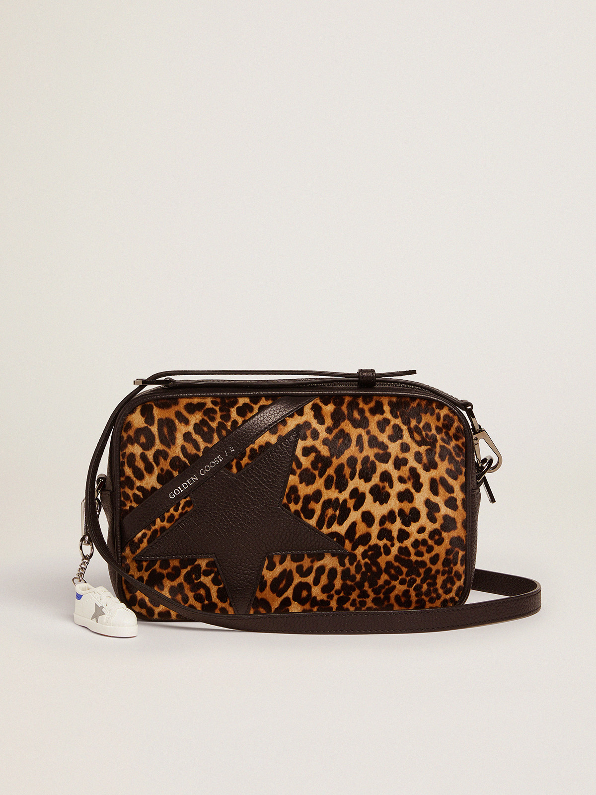 Women's Leopard Crossbody Wristlet