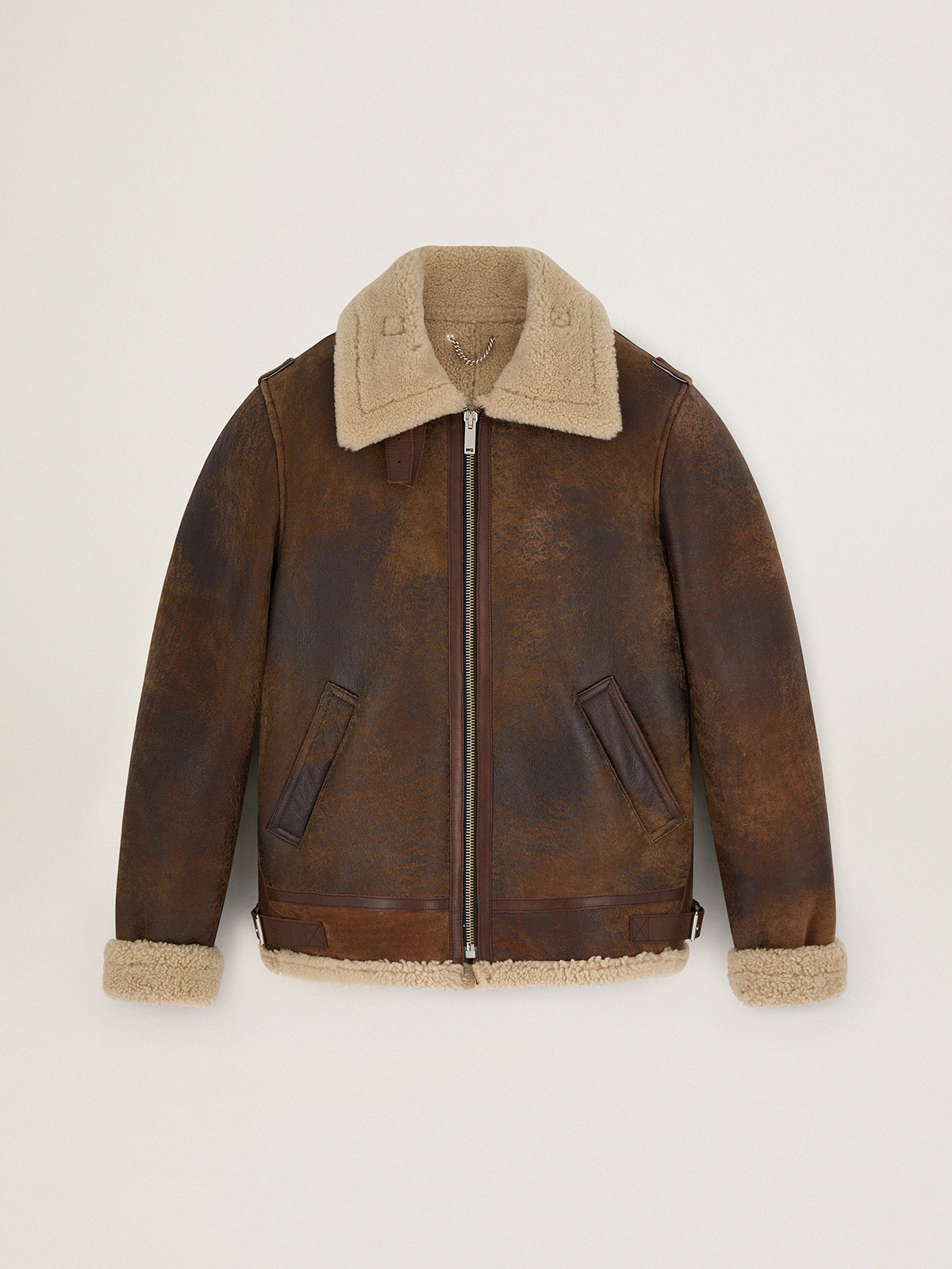 Journey Collection Arvel shearling jacket | Golden Goose