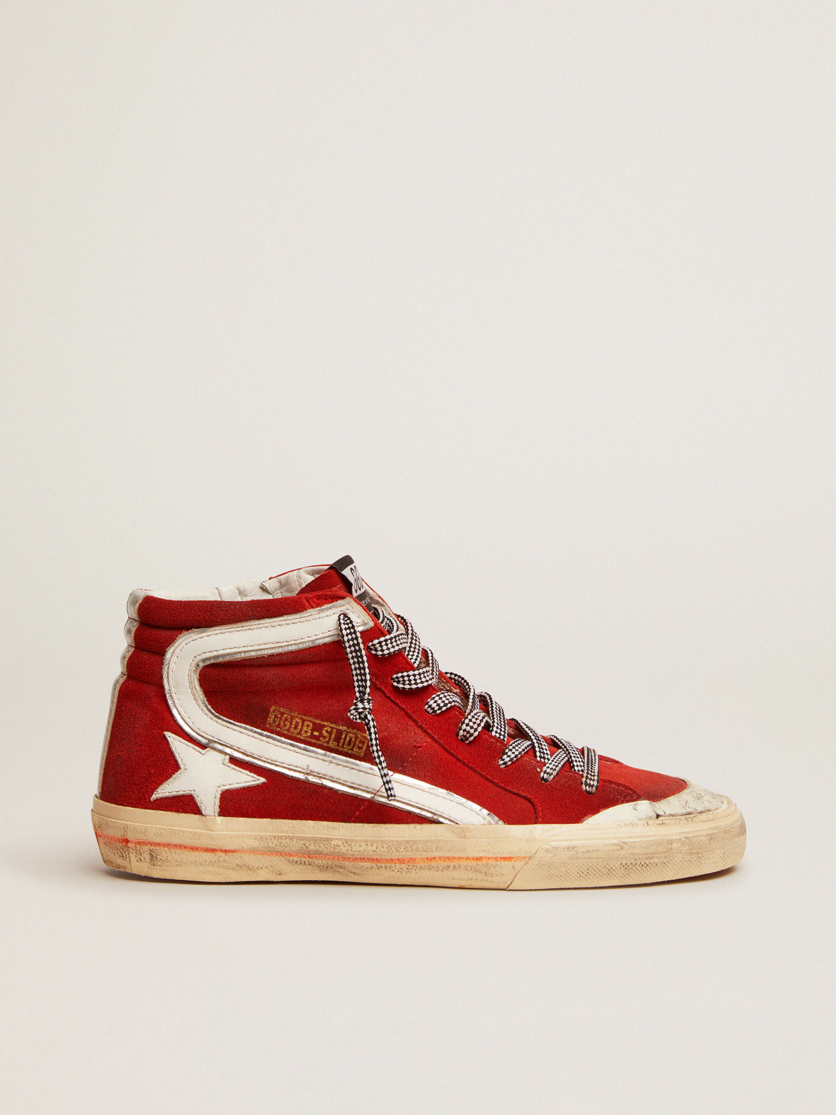 Golden goose red on sale suede