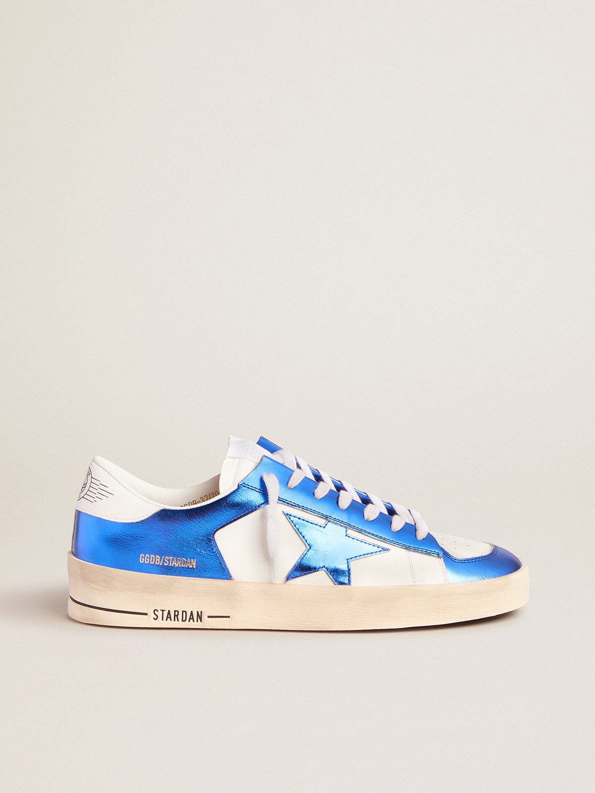 Blue store golden goose