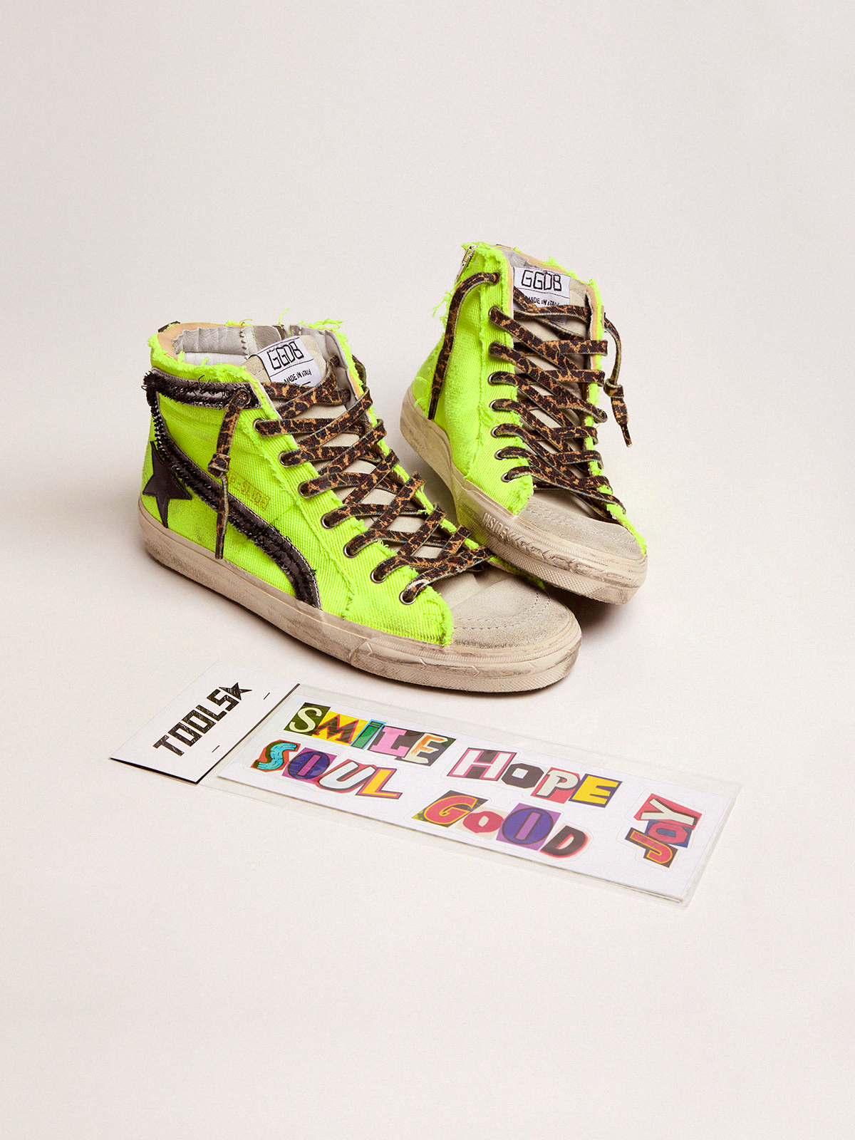 Neon yellow 2024 golden goose