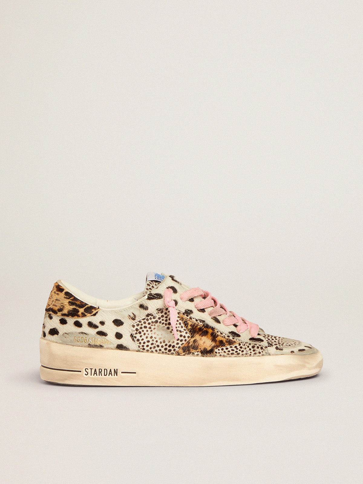 Golden goose store stardan leopard