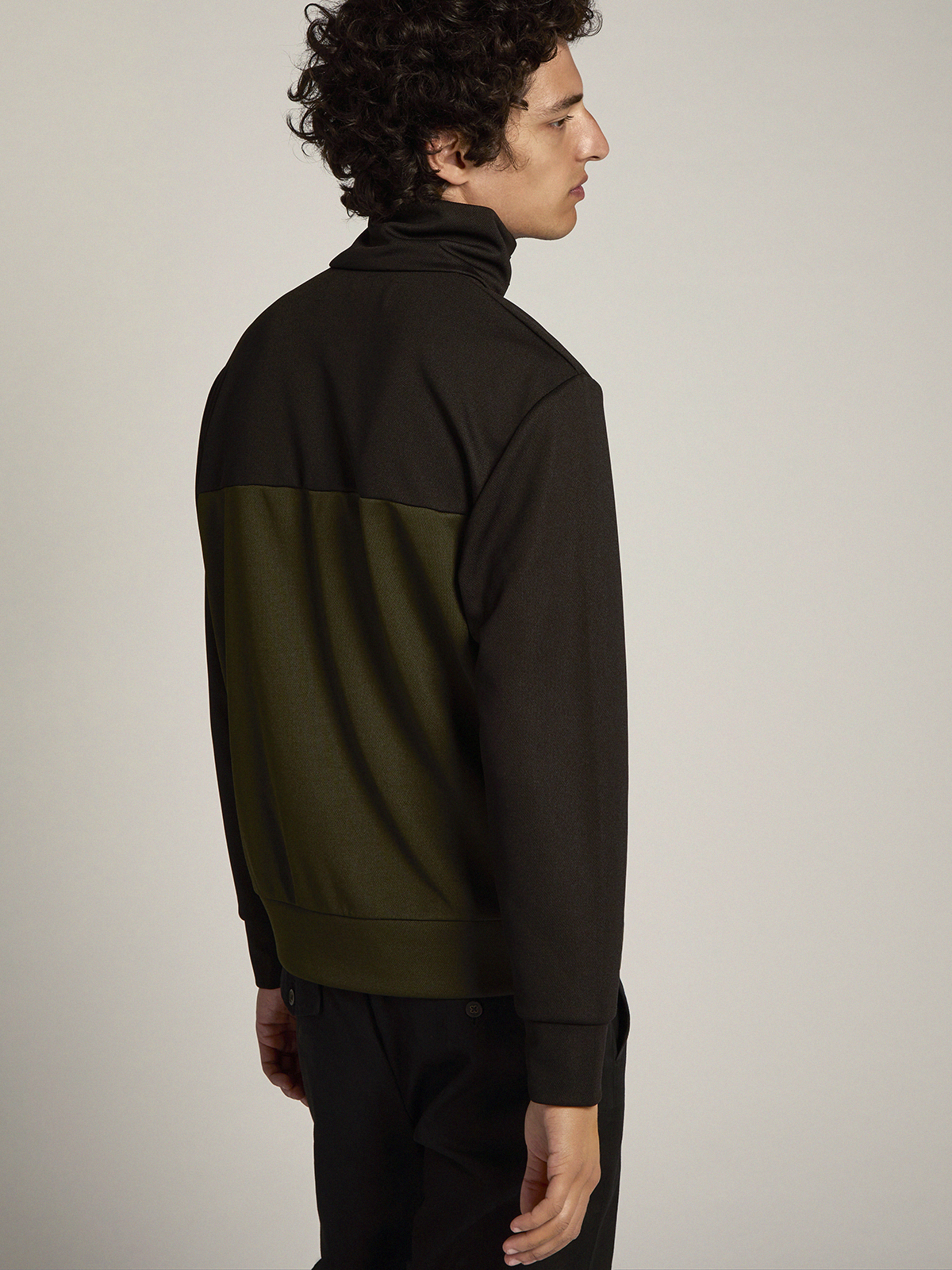 Game EDT Capsule Collection jacket in black and military-green