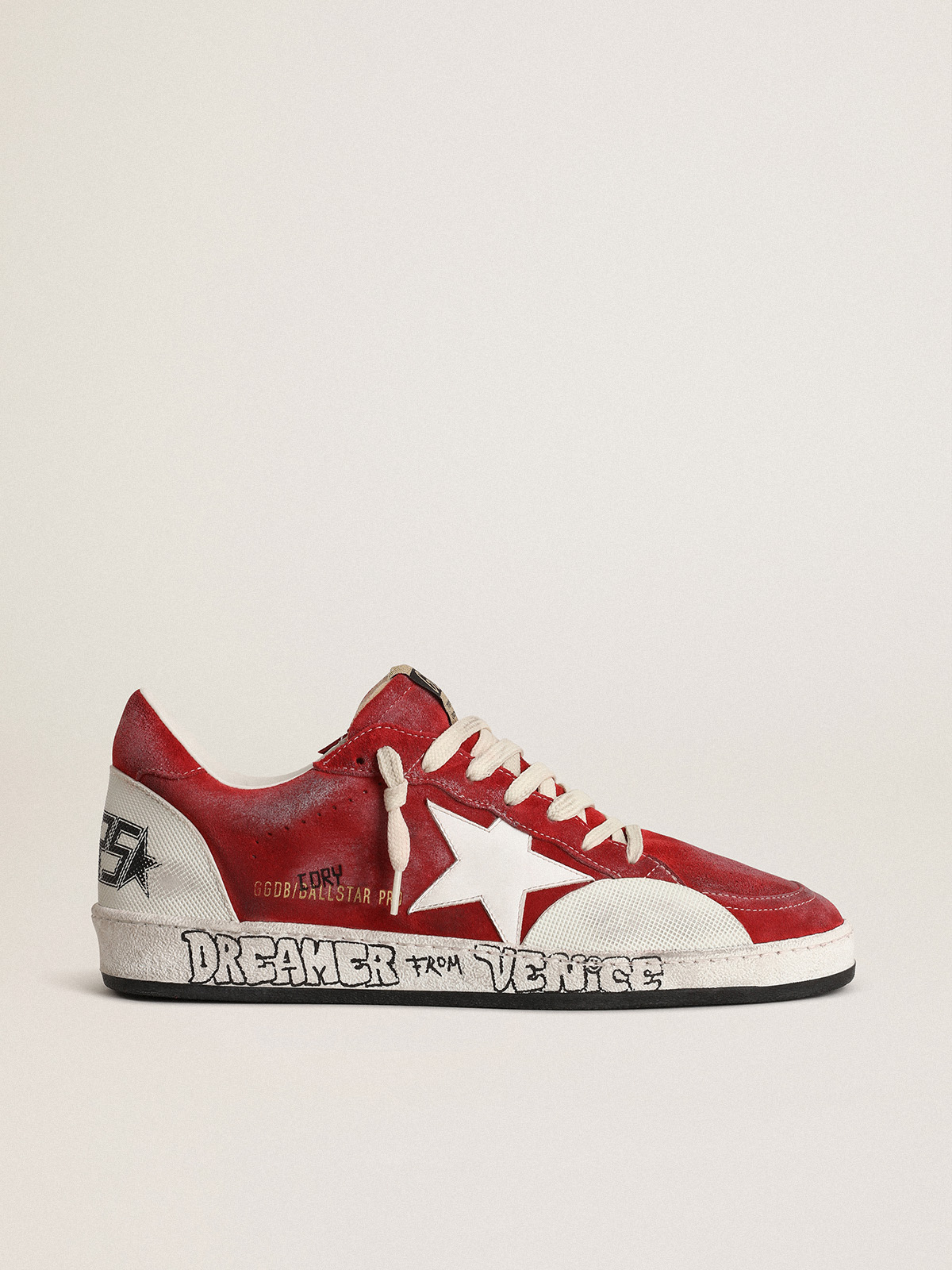 red suede golden goose