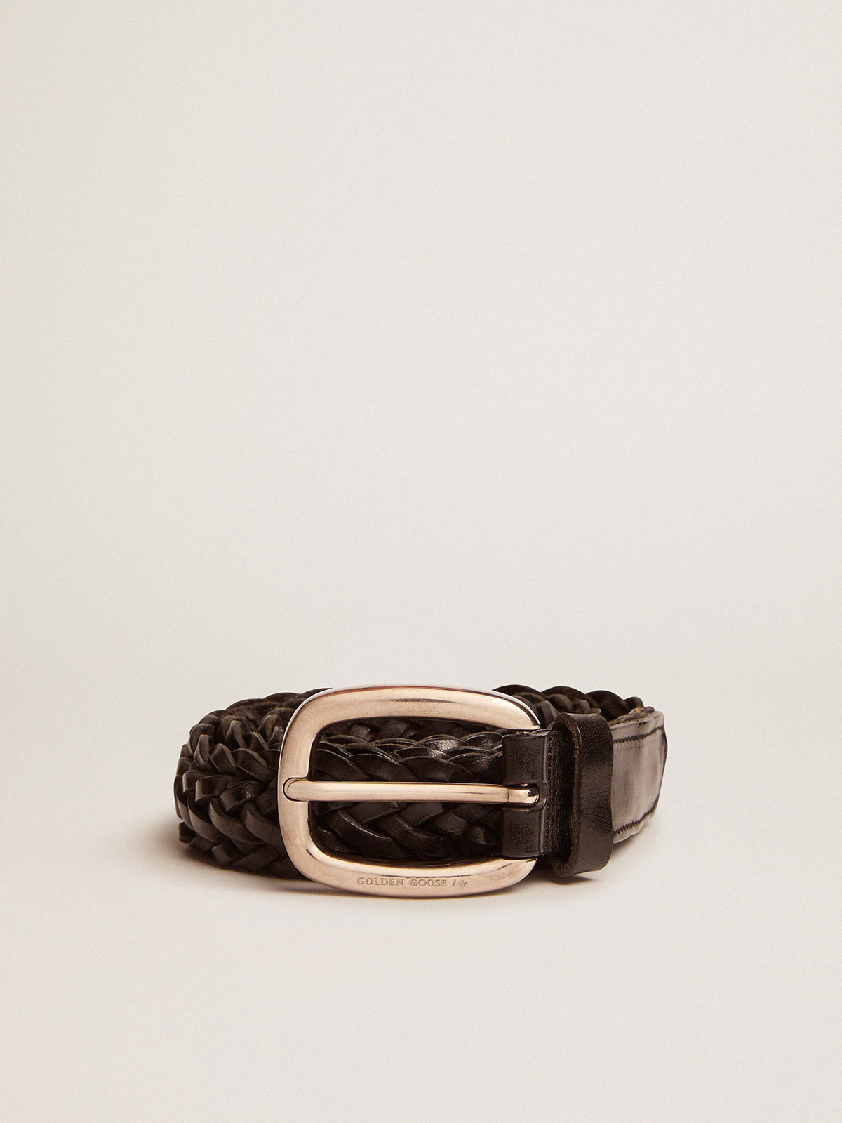 Classic Braided Belt in Black